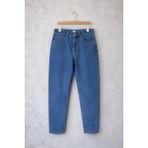 Gambocci Erkek Normal Bel Bilek Boy Kısa Paça Boyfriend Kot Jeans Pantolon - Lacivert - 30