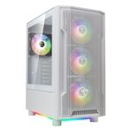 Gamdias Athena M6 Lite WH White Edition 750 W Tempered Glass Mesh ARGB 80+ Bronze ATX Gaming Kasa