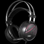 Gamdias HEBE-E1 Stereo USB+3.5 mm Jack Led Aydınlatma Siyah Gaming Mikrofonlu Kulaklık