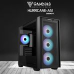 GAMDIAS HURRICANE-A51, i5-13400F, 32Gb DDR5 Ram, 1Tb NVMe SSD, 8Gb GDDR6 RTX4060 Ekran Kartı, 750W Kasa, Free Dos GAMING PC