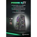 Game Garaj Prime S71 Amd R5 5500 16GB Ram 500GB SSD RX580 Freedos Oyuncu Oem Paket - Siyah - Monitör Yok