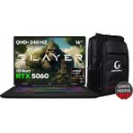 Game Garaj Slayer R9M-5060 C1 Ryzen 9 8940HX 32GB RAM 1TB SSD RTX 5060 FreeDOS 16 inç Oyun Bilgisayarı