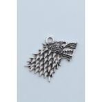 Game Of Thrones Kurt Gümüş Kaplama Kolye Ucu