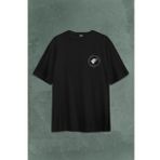 Game Of Thrones Logo Sırt Ön Baskılı Oversize Tişört Unisex T-Shirt