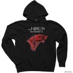 Game Of Thrones The North Remembers Siyah Kapşonlu Sweatshirt Hoodie - 2XL