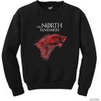 Game Of Thrones The North Remembers Siyah Sweatshirt - XL