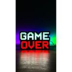 Game Over Işıklı Tablo Adaptör Dahil - 12 x 14