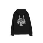 Game Rock İşareti Playstation Oyun Konsol Ön ve Arka Baskılı Sweatshirt Unisex Kapüşonlu Hoodie Siyah