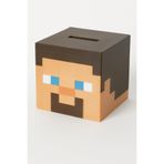 GAME SHOT Minecraft Steve Kafa Kumbara Çocuk Odası 3D Baskı