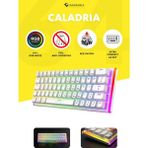 Gameagle Caladria Rgb Kablolu Rgb + Rainbow Tr Layout Doubleshot Full Anti-Ghosting Mekanik Oyuncu Klavyesi - Beyaz