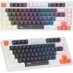 Gameagle Mekanik Rgb Gaming Kablolu Klavye 81 Tuşlu Mavi Switch Hot Swap Double Shot Örgü Kablolu Oyuncu Klavyesi - Blue Switch