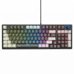 Gameagle Numpadli RGB Kablolu Mekanik Gaming Klavye, Double Shot Tuş Takımı, Anti-Ghosting, Örgülü Kablo, Dayanıklı ABS Gövde, 96 Tuşlu Mekanik Oyuncu Klavyesi Mavi Switch KB-11
