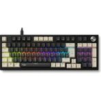 Gameagle Numpadli RGB Kablolu Mekanik Gaming Klavye Mavi Switch Ses ve Işık Ayarı, Gasket Yapı, Hot Swap, Eva Süngerli - Blue Switch - Beyaz - Siyah
