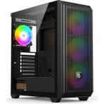 GameBooster E8501B 850w 80+ Bronze 4*12cm Auto-RGB Fan Mesh Mid-T E-ATX Gaming Siyah Kasa (JBST-GBE8501B)