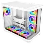 GameBooster GB-G2852W Curved Temperli Camlı Type-C 3.1 7*ARGB Fan Seaview ATX Gaming Beyaz Kasa (JBST-GBG2852W)