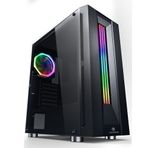 GameBooster GB-G3601B USB3.0 Siyah Rainbow RGB Fan Strip Kasa