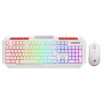 Gamebooster Km-11W Knight Beyaz Gaming Klavye Mouse Set