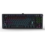 Gamebooster Ryba Rainbow Blue 60M Switch Triple Mode Siyah Mekanik Gaming Klavye - Mavi