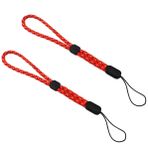 Gameboy Advance Pocket Color PS3 Move Motion PSP 1000 2000 3000 PS Vita Wii Remote 3DS 2DS Move Lanyard El Kayışı İpi (kırmızı-2 adet)