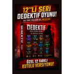 GameBulance 12'li Dava Serisi, Dedektiflik Oyunu ,Cinayet Çözme Oyunu | 12 Farklı Kutulu Dedektif Oyunu Seri Paketi