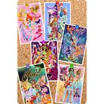 GameBulance Winx Club Temalı 6 Adet Pano Kart Seti | Winx Club Temalı Fotoğraf Kartları