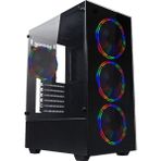 Gamecase 8307 Tropicano 4x120 mm Rainbow Fanlı Oyuncu Kasası