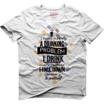 Gamedevil A Drinking Problem Beyaz Erkek T-Shirt - XS