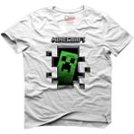 Gamedevil Minecraft Logo Beyaz Erkek T-Shirt