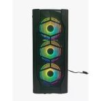 Gameforce Cold Halo 4X120mm Rgb Kont.ve Kumandalı Oyuncu Bilgisayar Kasası