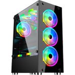 Gameforce GF-8307 Glass 4x120 mm Rainbow Fanlı Oyuncu Kasası