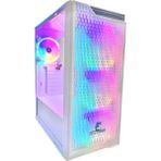 Gameforce Rainy Beyaz 4X120MM Rainbow Fan E-Atx Oyuncu Bilgisayar Kasası