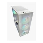 Gameforce Wmesh Beyaz 4X120MM Argb Halo Fan Atx Oyuncu Bilgisayar Kasası