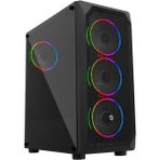 Gameforce Xmesh 6x120 mm Rainbow Fanlı Atx Midi Tower Kasa