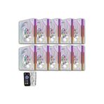 GAMELİNE FRESH x1 10'LU SET KUMANDALI ARGB 120MM Kasa Fanı 6 PİN Beyaz