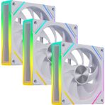 Gameline Fresh X2 3'lü Set Argb Kasa Fanı 6 Pin - Beyaz