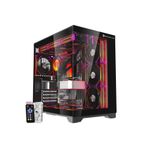 Gameline Grand Premium 7x ARGB Fan Kumandalı USB 3.0 Gaming Bilgisayar Kasası Siyah