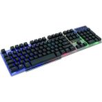 Gamemax FK-G508QU Kablolu 3 Renk Işıklı Klavye - Siyah