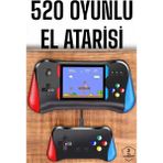 Gamepad Joystick 500 Oyunlu Retro Oyun Konsolu Tv Bağlantı Özellikli 2 Kişilik Destekli Dinç St