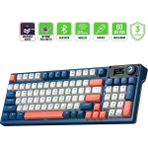 Gamepower Gasket Elite x Rgb Wireless-Bluetooth-Kablolu Mekanik Yağlı Switch Gasket Gaming Klavye - Renkli