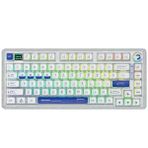 GamePower Gasket Pro RGB Wireless/Bluetooth/Kablolu Mekanik Blue Switch İngilizce Q Gasket Gaming Klavye