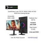 Gamepower Lunis L20 24" 0.5 Ms Full Hd Pivot 240 Hz Oyuncu Monitörü ( Outlet) Açık Kutu
