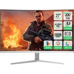 GamePower Vivid T50 Beyaz 27 inç 200Hz 0.5ms Curved Oyuncu Monitörü