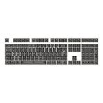 Gameraider Cherry Single Shot Pc (full Set) Şeffaf Türkçe Keycap Set Siyah