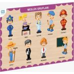 Games Eğitici Oyuncak - Ahşap Meslek Grupları Bultak - 1