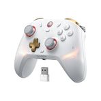GameSir Cyclone2 TMR Game Controller TMR Hall Stick Gamepad çift Hall Trigger/Micro Trigger oyun kumandası, anahtar, Android, iOS ve PC için, kablolu/kablosuz/2.4G makro tuşlu, beyaz