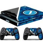 GamesMonkey Ps4 PRO için Uyumlu Cilt - sınırlı sayıda DECAL KAPAK ÇIKARTMACA Playstation 4 SONY BUNDLE - PARLAK VİNİL (Napoli Geometrik)