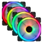 Gametech 7R Pro Seri Rainbow Ledli Sessiz 120mm 12cm Kasa Fanı