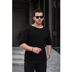 Gameyal Oversize Salaş Açma Yaka Triko Tişört