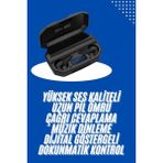 Gaming Kulaklık Bluetooth 5.2 Kablosuz Kulakiçi Rgb Işıklı Çift Mikrofonlu - -- - 1