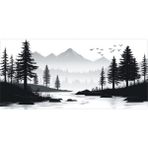 Gaming Mouse Pad 120X60 cm Mouse Pad Masa Boy Dikişli Kenar Xxxl Mause Pad - Rustik Siyah
